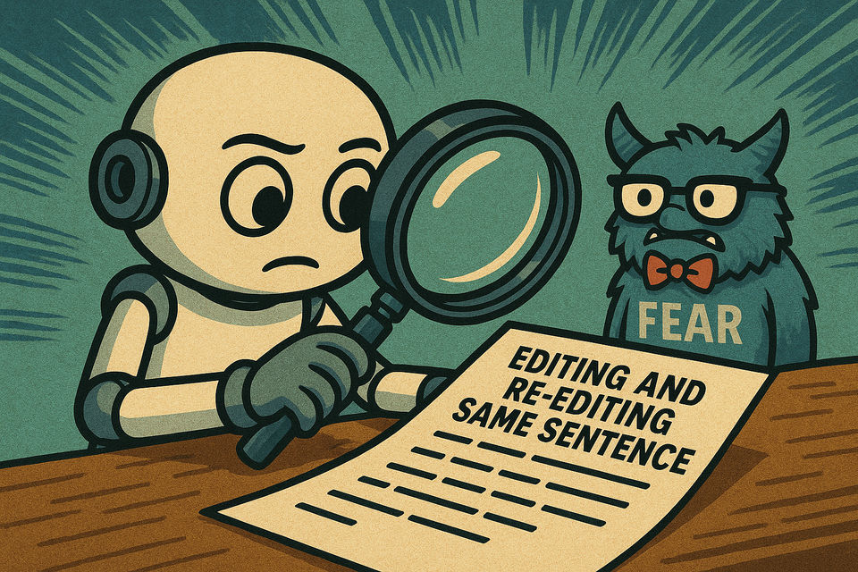 You're not a perfectionist—you're scared